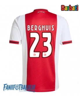 Ajax Steven Berghuis #23 Tricou Fotbal Replică 2025-26 Barbati Acasa